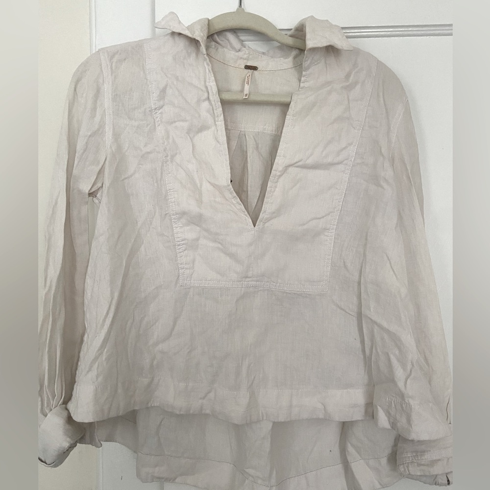 White Free People Tunic